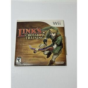 Link's Crossbow Training (Nintendo Wii) CIB COMPLETE & TESTED